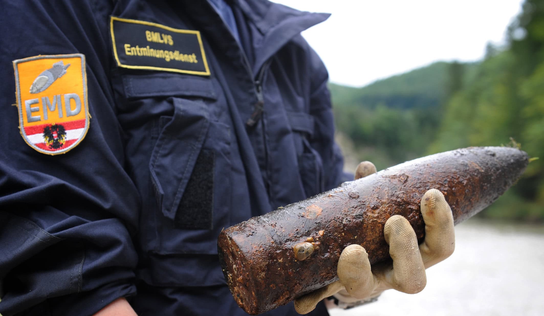 2024: Entminungsdienst beseitigte 34 Tonnen Kriegsmaterial @Bundesheer/Scheibenbauer