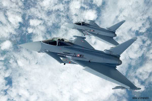 Eurofighters will monitor the airspace in Austria and contribute to the security of the World Economic Forum in Switzerland. Further text via ots and www.presseportal.de/nr/55057 / The use of this image is free of charge for editorial purposes. Please publish under source reference: 