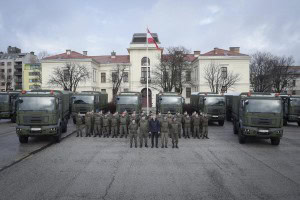 50 driving school trucks were handed over to the troops today.