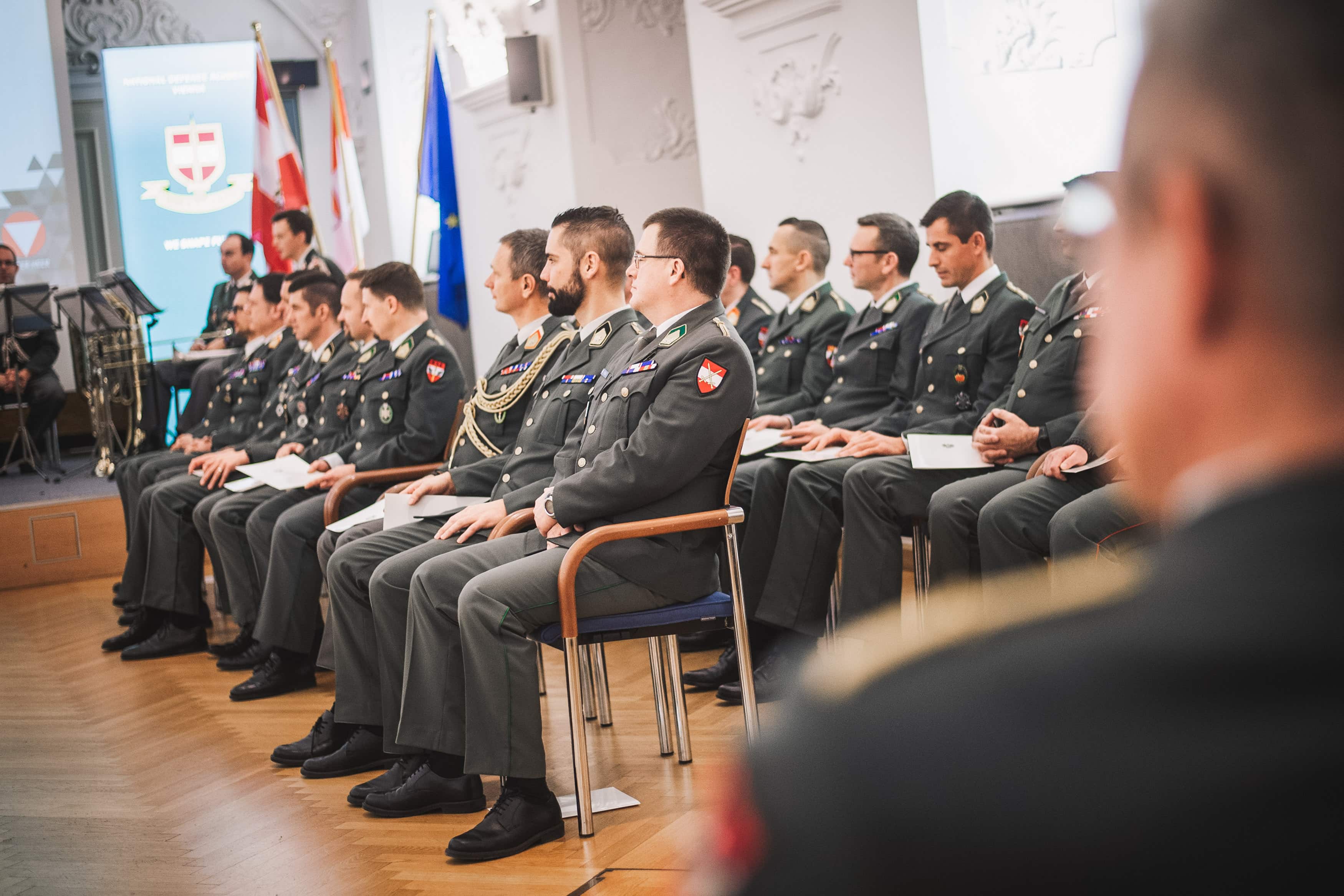 Ceremonial conclusion of the 44th staff training course 2