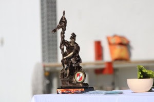 Der Heilige Florian ist der Schutzpatron der Feuerwehr.