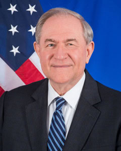 US Ambassador to the international organization, James S. Gilmore III.
