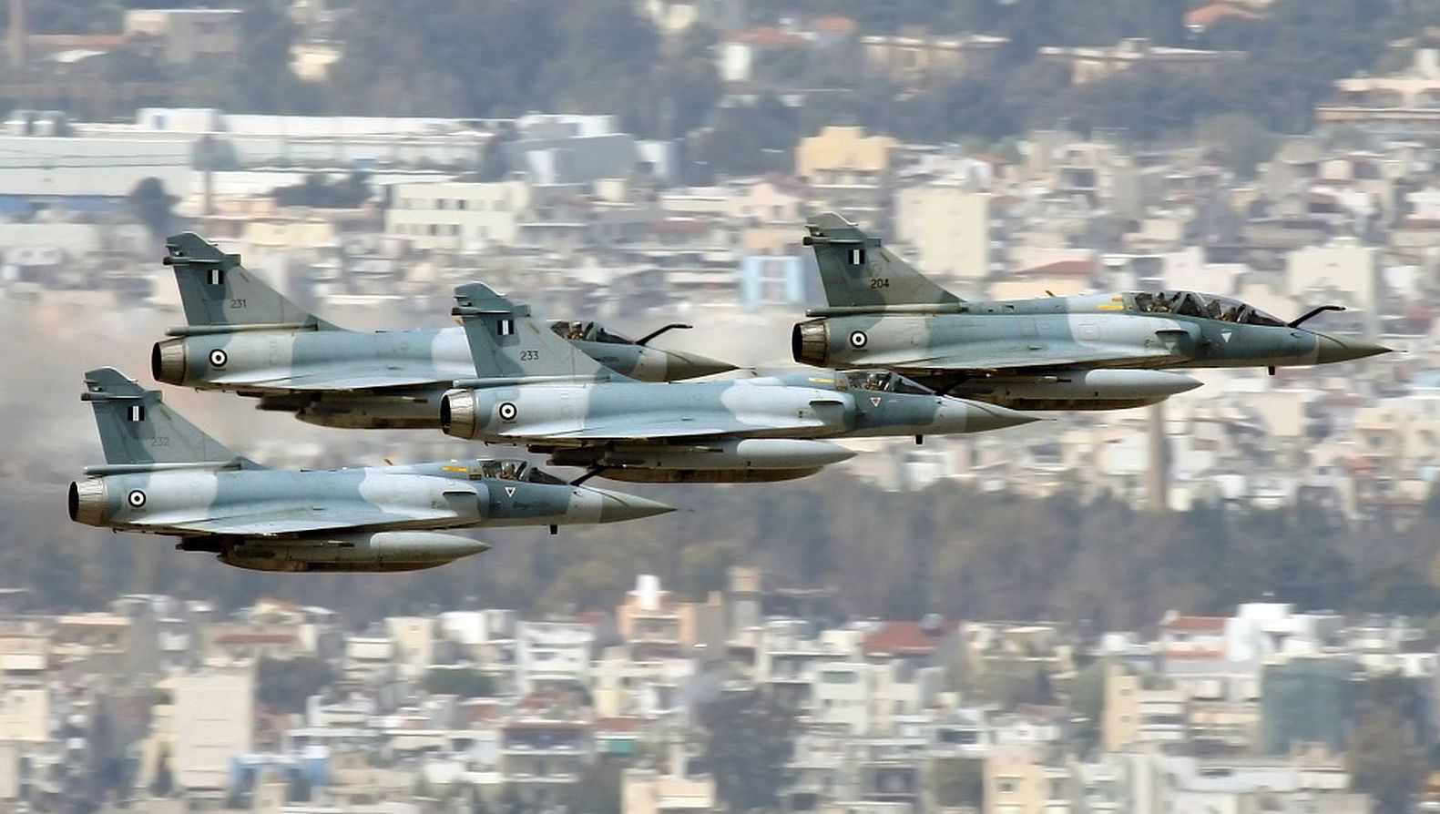 Griechenland: Ausgaben für Militär stagnieren Griechische Mirage-2000 – ©HAF