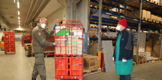 Bundesheer hilft erneut im Lebensmittelhandel aus @Bundesheer/Appeltauer