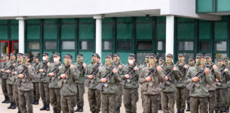 Swearing-in ceremony in the Walgau barracks