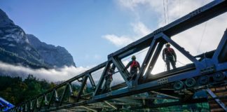 Salzburger Pioniere bauten D-Brücke ab @Bundesheer/Zaunbauer