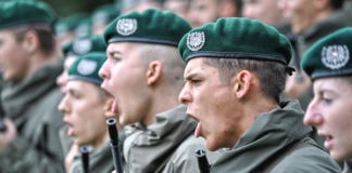 Feldangelobung der Straßer Soldaten in Pöls @Bundesheer/Gießauf/Tschabitzer