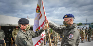 Handover of command in the Kosovo contingent
