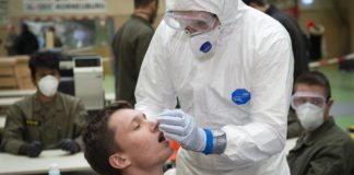 Bundesheer präsentierte Corona-Teststraße @Bundesheer/Pusch