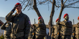 Denkmalenthüllung: ÖBH-Kompanie stellt Ehrenwache @Bundesheer/Feusthuber