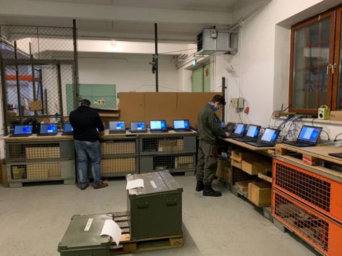 Austria Computer Austrian Armed Forces prepare Covid-19 computer