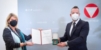 Kratky erhält „Militär-Anerkennungsmedaille“ @Bundesheer/Pusch