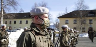 Swearing-in ceremony at the Wallner barracks in Saalfelden