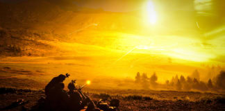 Night training at Jägerbataillon 25