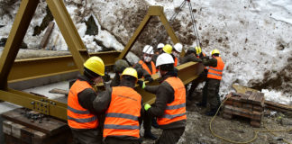 Osttirol: Pioniere errichten Brücke in Ganz @Bundesheer/Hörl