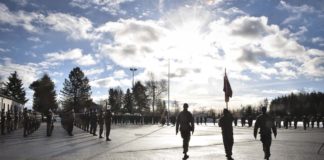 Swearing-in ceremony in the Liechtenstein barracks