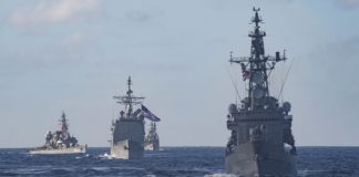 Quads-Bündnis gegen China formiert sich @US Navy