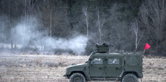 Feuerkampf mit dem Mehrzweckfahrzeug Husar @Bundesheer/Kickenweiz