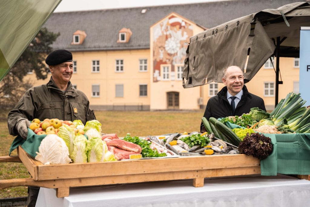 Improved catering for soldiers in Upper Austria
