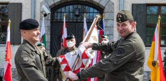 Kommandoübergabe bei der Unteroffiziersgesellschaft @ÖUOG