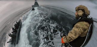 Royal Marines soldiers learn to fly