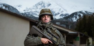 Constable Maurer from the Jägerbataillon Steiermark