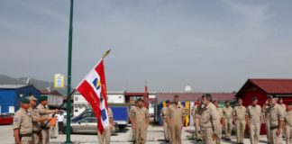 Kommandoübergabe beim österreichischen Kontingent @Bundesheer/Feusthuber
