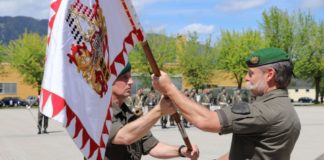 Handover of command at Pioneer Battalion 1