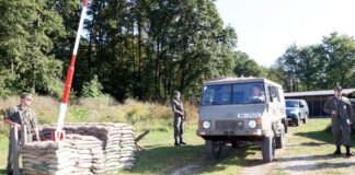 Miliz-Soldaten übten den Schutz von Kasernen @Bundesheer/Debelak