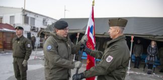 Handover of command at the EUFOR contingent of the Austrian Armed Forces