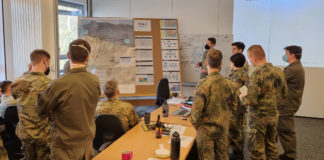 General staff training: Multinational exercise