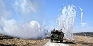 The 3rd Jägerbrigade exercises in Lower Austria