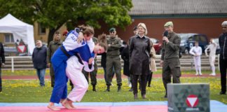 Starting signal for new army sports center in Vienna