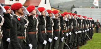 Guards’ praise in Weißenkirchen in der Wachau
