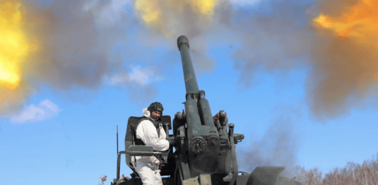 Russian artillery - ©Russia MoD