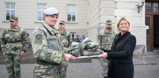 New uniforms for the NCO academy