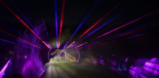 Imposante Lasershow an der Militärakademie @Bundesheer/Lechner