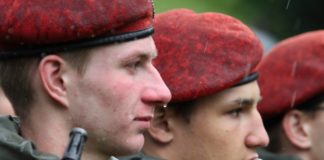 Wind und Regen bei Angelobung in Filzmoos @Bundesheer/Riedlsperger