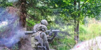 Armed forces live-fire exercise