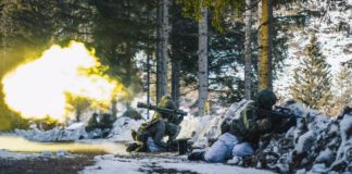 Militärakademie übt im freien Gelände Gefechtsschießen @Bundesheer/Trippolt