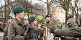 Feierliche Angelobung von Soldaten in Wels @Bundesheer/Unterbuchberger