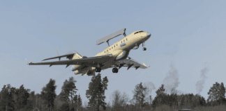 Saab’s fourth GlobalEye completed its maiden flight