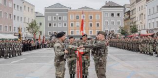 Angelobung 486 junger Soldaten im Innviertel @Bundesheer/Unterbuchberger