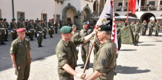 Kommandoübergabe beim Militärkommando Kärnten @Bundesheer/Pusca