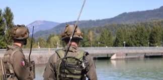 Army exercise lasting several days in the Salzburg area