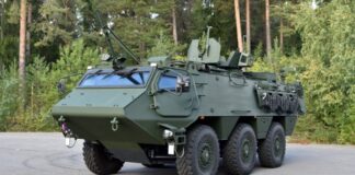 Patria hands over first 6×6 vehicles to Sweden