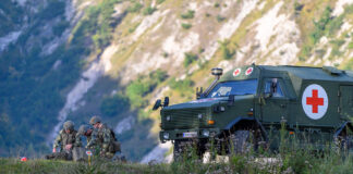 Medical forces practise at TÜPL Hochfilzen