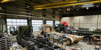 Empl: Built onto the truck chassis