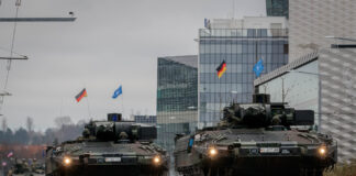 German Puma at military parade in Lithuania