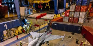 Nächster Gripen E in Brasilien angekommen @Portonave